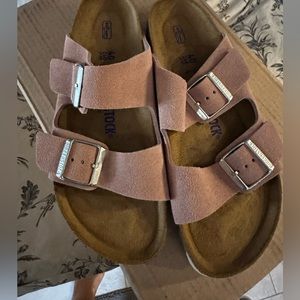 NEW Birkenstock Arizona Pink Dusty Rose Size 40 Medium Narrow